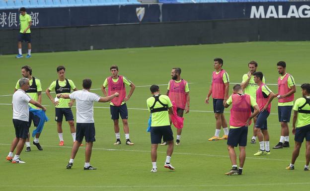 Entrenamiento de este domingo.