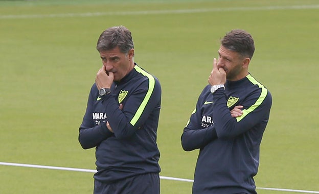 Michel, junto a De Michelis /Salvador Salas