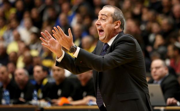 El entrenador del Valencia Basket, Txus Vidorreta/