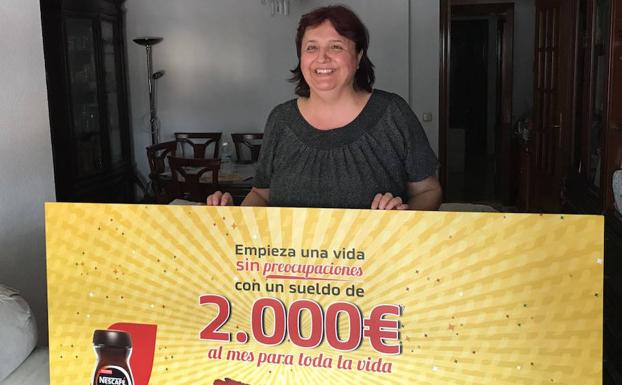 Nuria llevaba participando en el sorteo desde 1990.