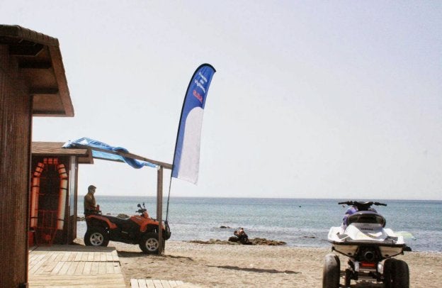Vista de una playa de Casares.