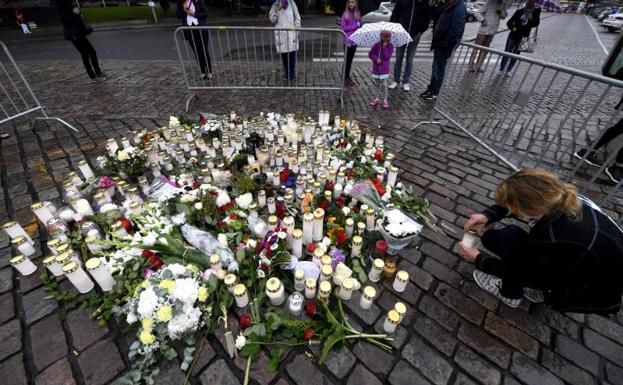 Un homenaje en el lugar del suceso./Reuters