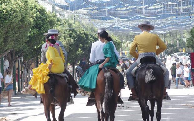 Feriantes, en el Cortijo de Torres.