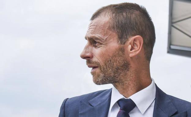 Aleksander Ceferin, presidente de la UEFA.