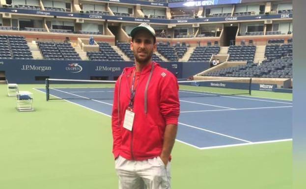 Menéndez en la pista central de Flushing Meadows.