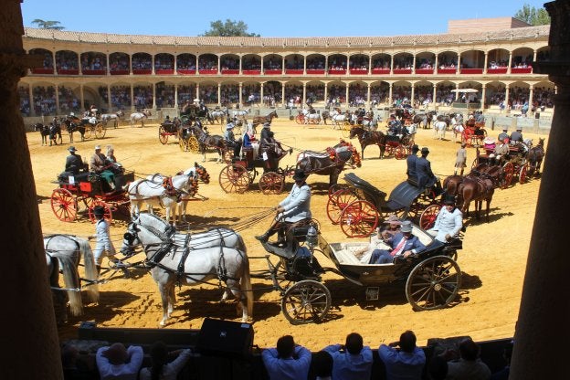 El esperado carrusel final, en 2016. v. m.