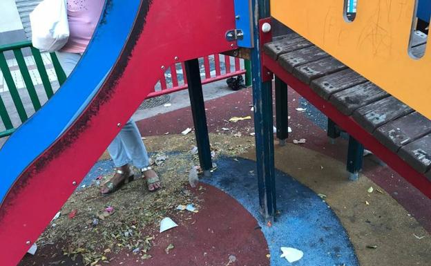 Imagen del recinto infantil de la avenida de Nuestra Señora de los Clarines