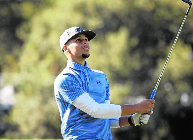 La estrella de la NBA Stephen Curry, durante el torneo celebrado en California el pasado mes de agosto.