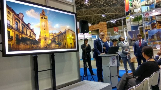 Presentación de Andalusian Soul en Japón, en la edición de la Jata Tourism Expo el pasado año. :: sur