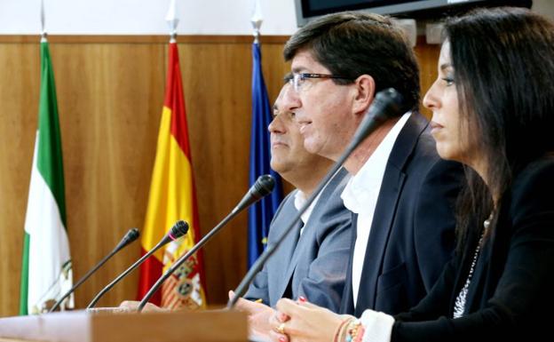 Juan Marín, esta mañana.