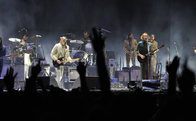 Arcade Fire, en un concierto./El Correo.