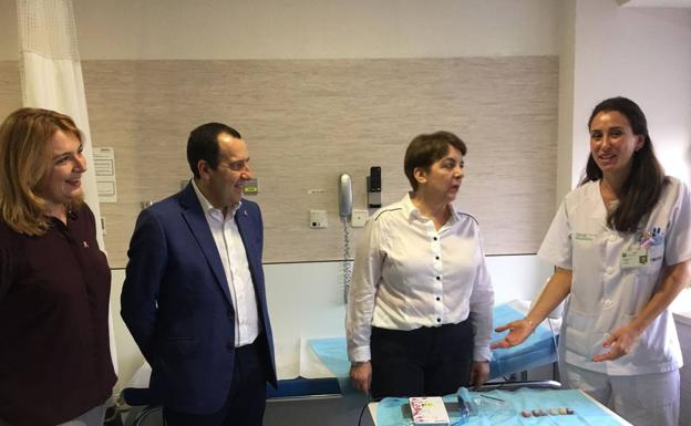 Ana Isabel González, Ruiz Espejo, Miriam Galiana y Cristina Gutiérrez, hoy./