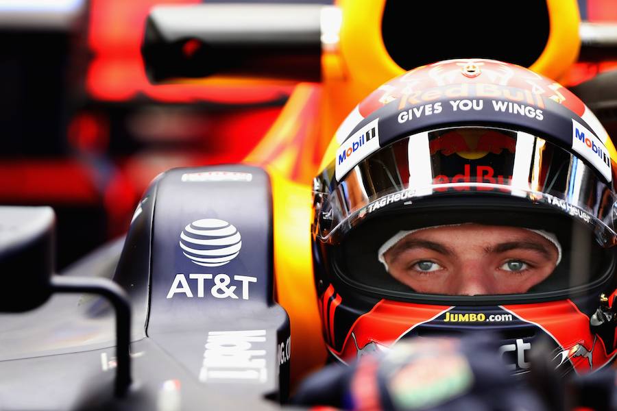 Verstappen, en una carrera de Fórmula1./AFP