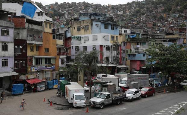 Vista general de la favela de Rocinha. /Marceloa Sayao (Efe)