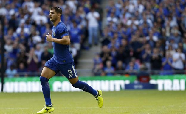 Álvaro Morata, delantero del Chelsea. /Afp