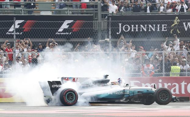 Lewis Hamilton, en el GP de México. /Efe