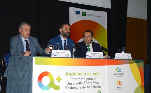 Javier Carnero, Francisco Javier Fernández y José Luis Ruiz Espejo./SUR