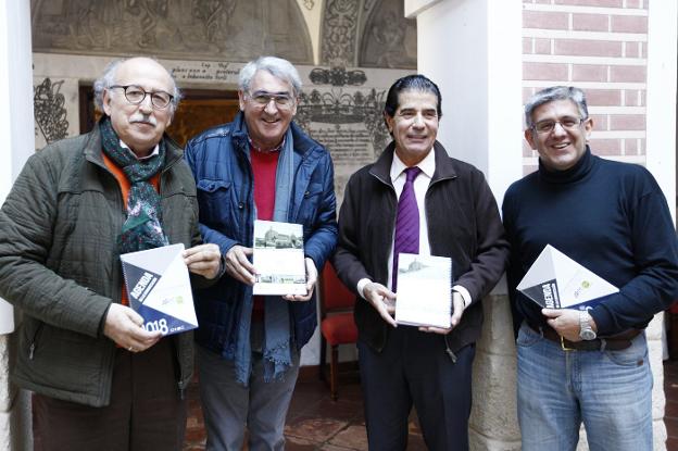 Rafael Salas, Rafael Díaz, Ramón Jiménez y F.J. Paniagua. /A. J. G.