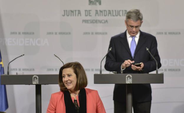 Juan Carlos Blanco, en la rueda de prensa posterior al Consejo de Gobierno /