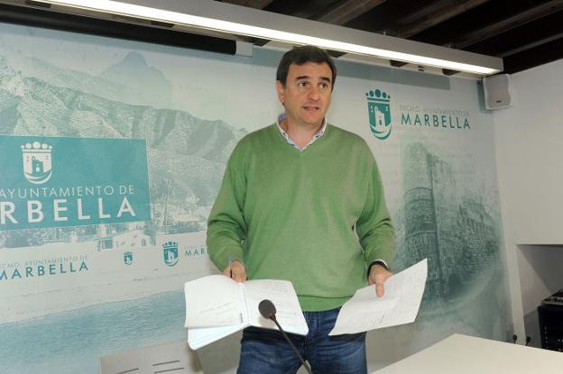 El portavoz del equipo de gobierno, Félix Romero. :: josele-lanza/