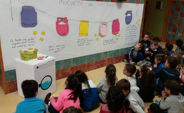 Presentación del proyecto a los niños de Infantil.