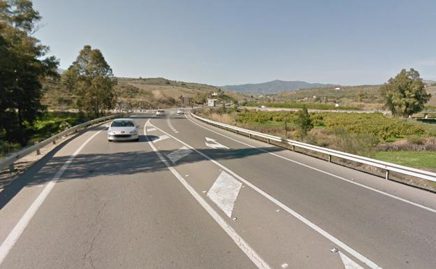 Zona de la- A357 donde se ha producido el accidente./Google Maps