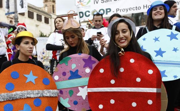 Antequera terminó el 2017 corriendo por una buena causa: su IV San Silvestre