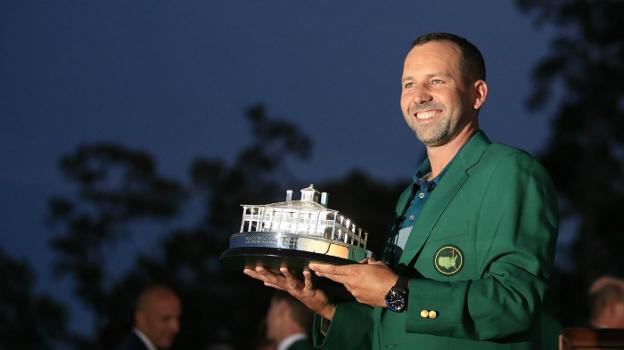 García, con la chaqueta verde que lo acredita como ganador del Masters de Augusta, su primer 'major' tras más de setenta intentos. :: sur
/