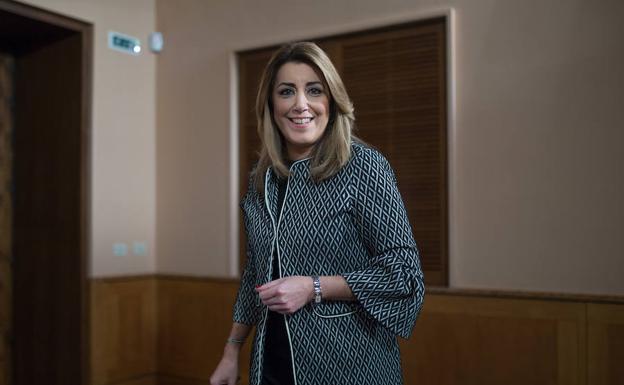 Susana Díaz, en San Telmo este pasado otoño. /Efe