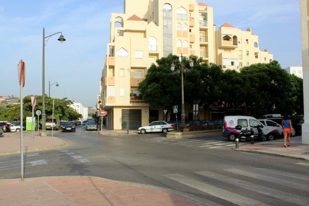 Punto de la avenida en el que se construirá la glorieta. /Ch. Márquez