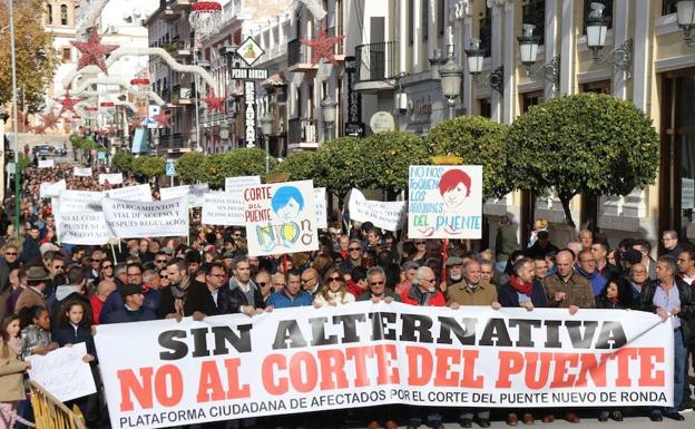 Vecinos contrarios a la medida se manifestaron recientemente./V. M.