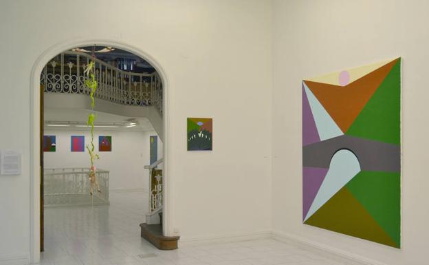 Vista parcial de la exposición en la Galería JM. /Sur