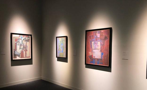Varias de las obras que se pueden ver en la exposición. /SUR