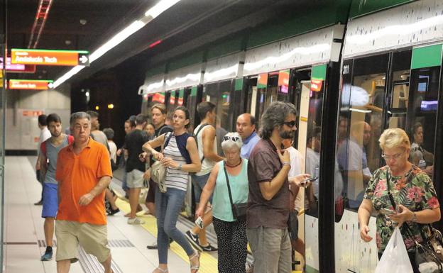La huelga del metro en Semana Santa en Málaga sigue adelante