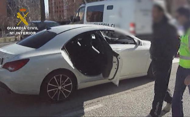 Momento de la detención del pederasta./SUR