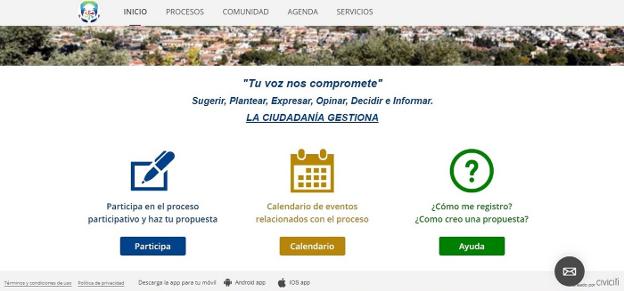 Imagen de la sede electrónica de 'Civiciti'. /