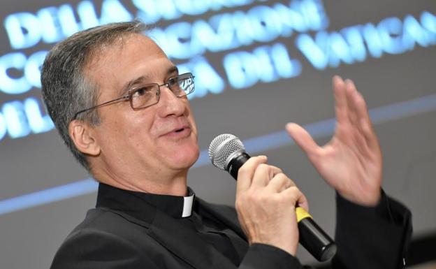 Dario Viganó, ministro de Comunicación del Vaticano./Andreas Solaro (Afp)