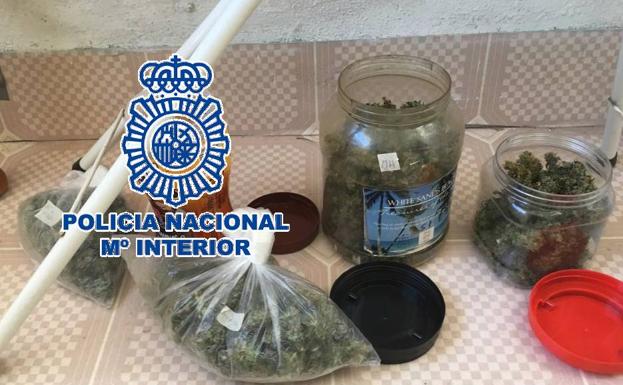 material intervenido por la Policía./