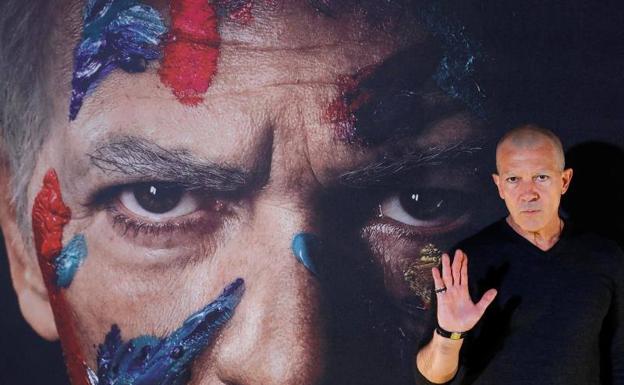 El actor malagueño, en el photocall de presentación de 'Genius'. /Efe