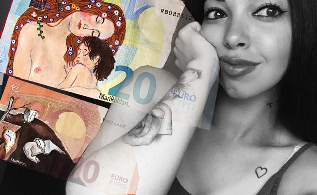 La malagueña que convierte el dinero en arte
