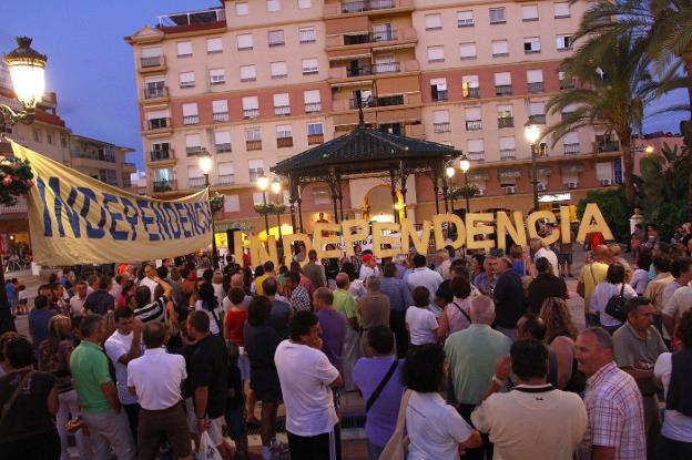 Imagen de la concentración de los pro segregacionistas en el año 2011. /Josele-Lanza