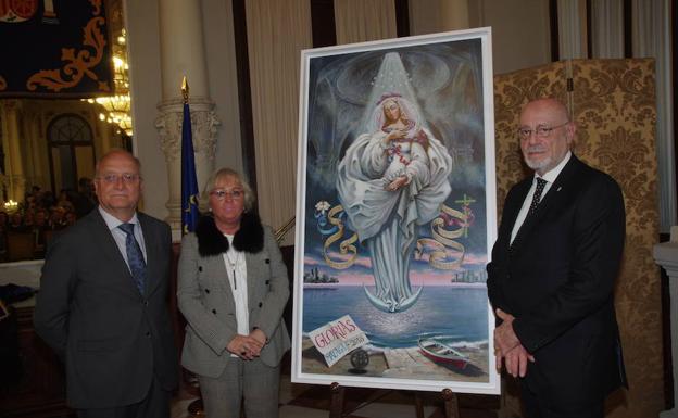 El cartel es obra de Ángel Calle Matas. /Eduardo Nieto