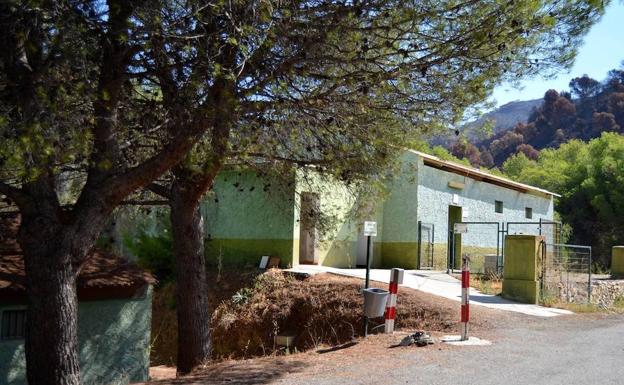 Exterior de las galerías del campo de tiro. /SUR