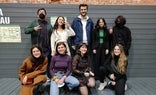 La mayoría de los integrantes de CineZeta a comienzos de año/