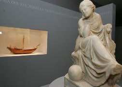 La escultura de la musa Urania fue expuesta en Málaga en 2006. / A. Salas/