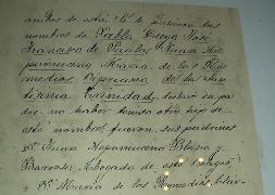 Copia de la partida de nacimiento de Pablo Picasso. F. Gutiérrez/