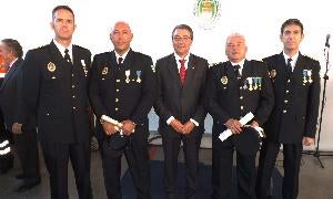 Francisco Salado en los actos del día de la Policía Local/