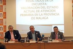 Enrique Vargas, Juan José Sánchez Luque y Ángel García Arjona, ayer en una rueda de prensa para persentar la campaña. :: Sur/