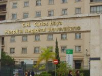 Una de las huellas más palpables de la dictadura es el nombre del Hospital Carlos Haya, inaugurado el 30 de abril de 1956 y al que se bautizó con el nombre de este piloto de élite de la aviación franquista./