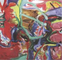 CREACIÓN. Una de las pinturas de Cristóbal Ortega. / SUR/